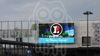 Installation d'un ecran LED fullcolor de 60 m� en fa�ade du magasin Leclerc de Chinon.